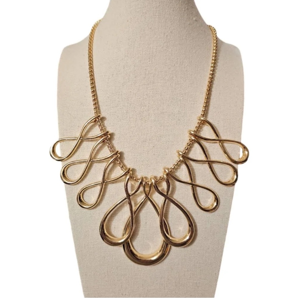 Erica Lyons Gold Statement Necklace